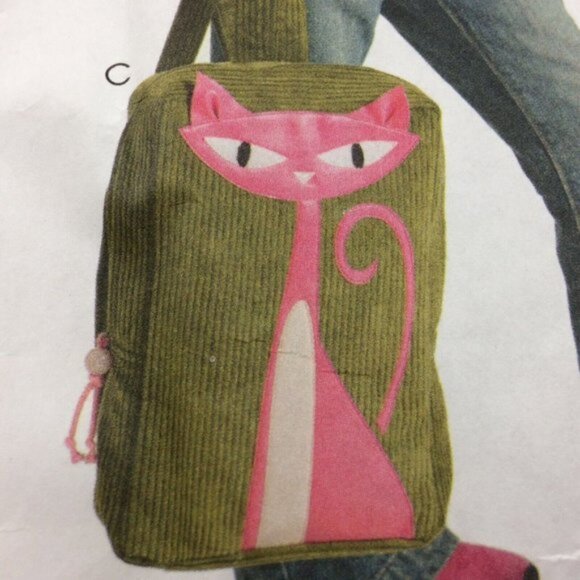 McCalls 5341 Animal Mini Kids Backpacks Pattern Uncut Monkey Lion Dog Kitty Cat - Picture 5 of 15